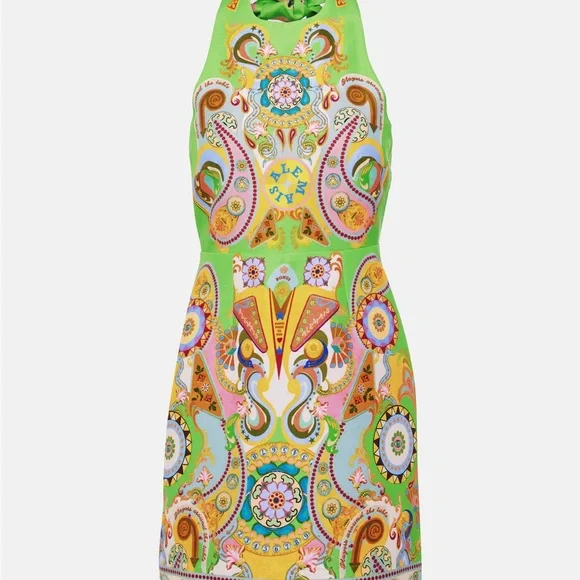 Colorful Patterned Dress - Picture 1 of 3